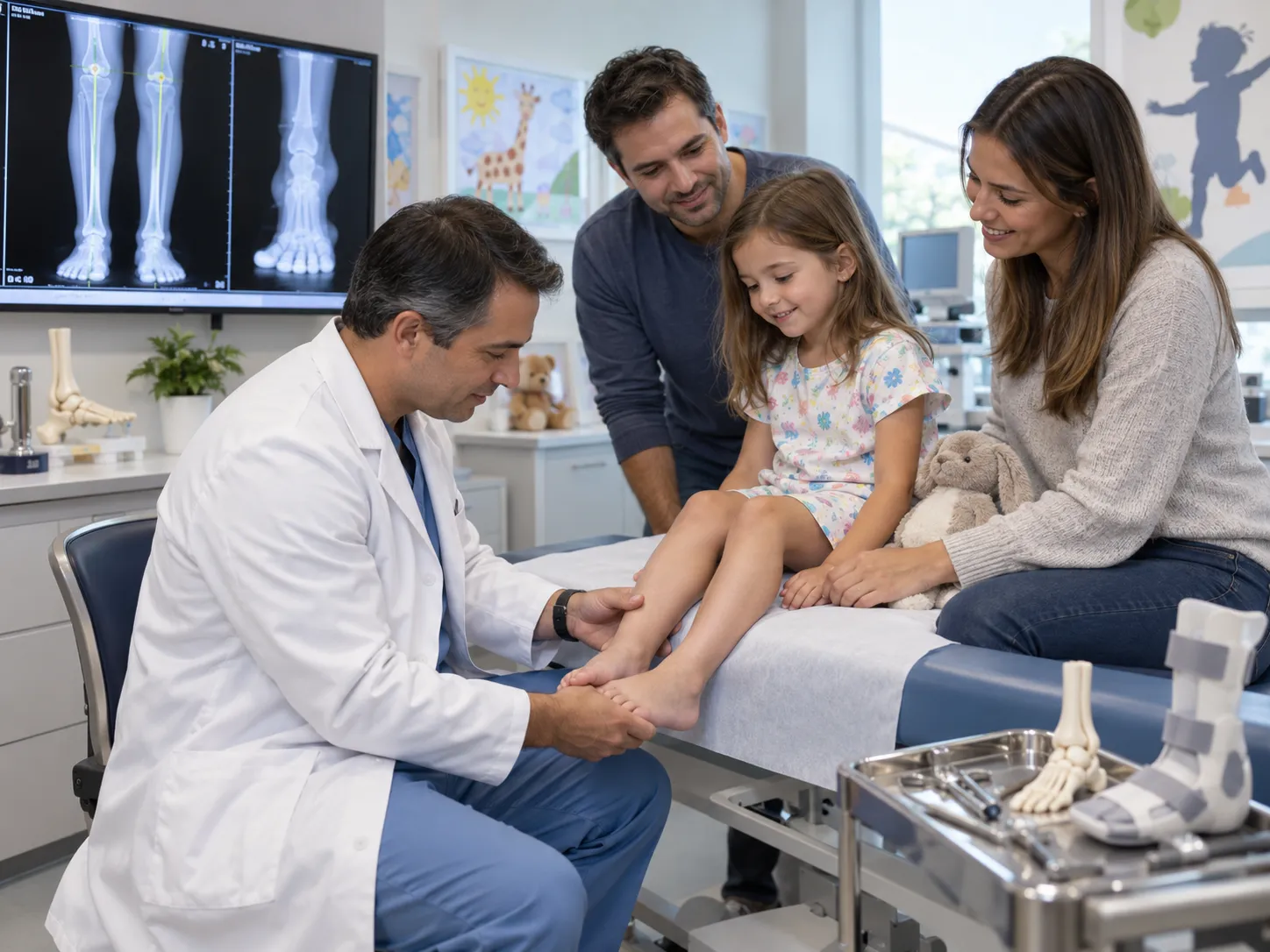 Correction of congenital deformities of paediatric new