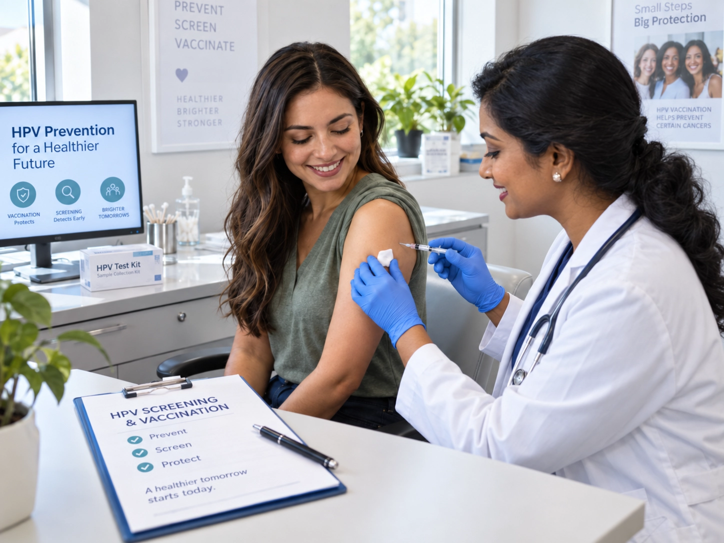 HPV testing and vaccination new
